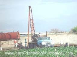 los pozos de agua son una oferta de agua para riego